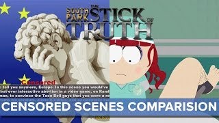 South Park TSoT Censored Scenes Comparison SPOILERS  Eurogamer [upl. by Blessington]