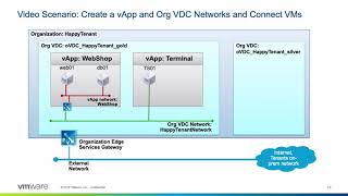 VMware vCloud Director Managing Organization VDC Networks [upl. by Garnet]