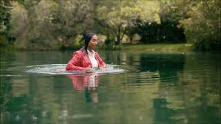 Virginie Laverdure get wet in a business suit  AMP commercial 2023 [upl. by Jenilee77]