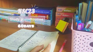 HSC23 Study Plan  Routine🌷  Full HSC Preparation 📚  Guidelines for A 🥇 Bangladesh 🇧🇩 [upl. by Eniffit537]