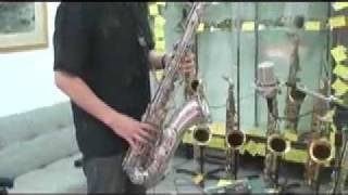 M7 287xxx silver Hselmer mark7 tenor sax soundfuga [upl. by Davilman697]