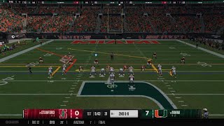 EA SPORTS College Football 25 season 2 ep6 vs Miami Road to Glory [upl. by Iraj205]