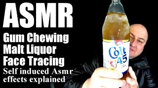 ASMR CHEWING BUBBLEGUM AND BEER [upl. by Roehm]