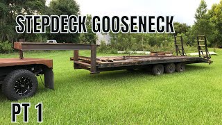 Custom Stepdeck Gooseneck Trailer Build PT 1 amp Plasma Cutter GIVEAWAY [upl. by Korney]