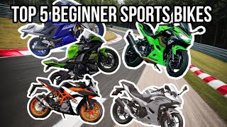 Top 5 Beginner motorcycles  beginner sports bikes [upl. by Aihtnis]