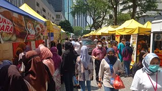 Food Bazaar Jalan Tengah  Friday Lunch Market Kuala Lumpur Malaysia [upl. by Romney622]