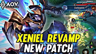 AOV  XENIEL REVAMP NEW PATCH  ARENA OF VALOR LIÊNQUÂNMOBILE ROV [upl. by Releehw]