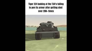 Plot armor IRL meme historymemes tanks tank ww2 tankphysicsmobile [upl. by Eirellam]