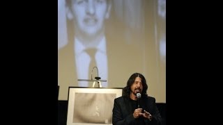 Dave Grohl on the influence of The Beatles amp Ringo Starr October 23 2013 feelnumbcom [upl. by Amla966]