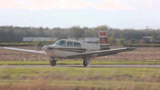 HD Mooney M20J Landing CSU3 [upl. by Anirat]