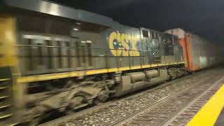 CSX DPU CP 230  8793E at Meadowvale  March 19 2024 [upl. by Anirol]