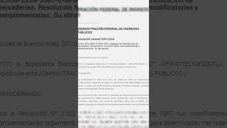 La AFIP oficializó la eliminación de controles y estampillas para el comercio exterior [upl. by Minnie]