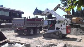 Bobcat T870 Loading Truck [upl. by Berlyn698]