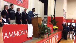 VIDEO Seventh Woods picks North Carolina [upl. by Brittne]