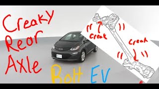 2017 Chevrolet Bolt EV Defective Rear Axle Creak and Ping [upl. by Eatnohs]