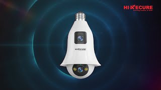 HiXecure 2MP Dual Lens Bulb WiFi Camera 360° Coverage with Smart Surveillance [upl. by Etty]