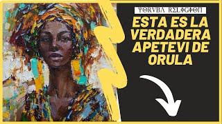 Quien es LA VERDADERA apetevi DE ORULA OSHUN O YEMAYA [upl. by Adnovad512]