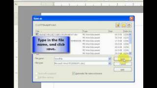 Saving Open Office documents as MS Word docs [upl. by Cai773]