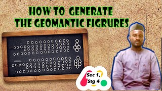 Sec 1 stg 4 Giving birth to the geomantic figures How to create a geomantc spread [upl. by Tor]