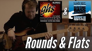 Roundwounds amp Flatwounds  1967 Fender Precision Bass [upl. by Jezebel215]