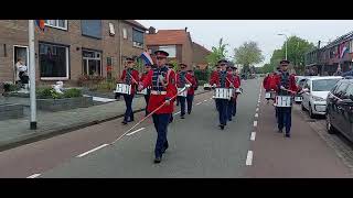 Hasselts Fanfare opstelling optocht Genemuiden 2024 [upl. by Jaddan872]