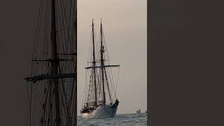 Sailing to Ramsgate via Reculver Margate Came across this beautiful Norwegian schooner sailboat [upl. by Eramal415]