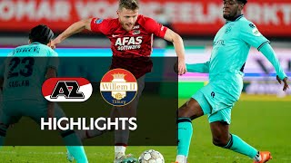 Highlights AZ  Willem II  Eredivisie [upl. by Clint444]