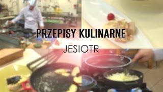 Milicki jesiotr Confit w sosie z szyjek rakowych  PRZEPIS [upl. by Finnigan]