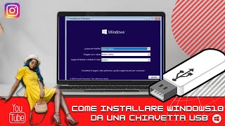 Come installare windows10 da usb velocemente [upl. by Yeliah]