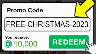 This SECRET Promo Code Gives FREE ROBUX Roblox Christmas 2023 [upl. by Kain45]