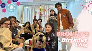 BRONNY’s BIRTHDAY VLOG 🐶 Cutest Celebration  MrMnv [upl. by Nilam]