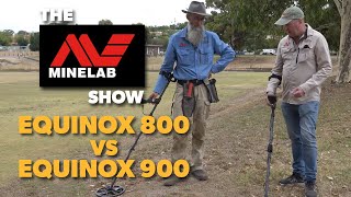 Minelab EQUINOX 900 vs Minelab EQUINOX 800 Metal Detector [upl. by Cristin]