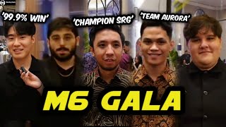 M6 PREDICTIONS from Pro Players and Coach in M6 Gala Interview 😮 [upl. by Einnad265]