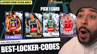 Hurry and Use the New Locker Codes for Guaranteed Free 100 Overall Option Packs NBA 2K24 MyTeam [upl. by Maryellen]