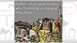 The Emperor Loves Custodes  A 40k Meme Webcomic Dub [upl. by Werdnael]