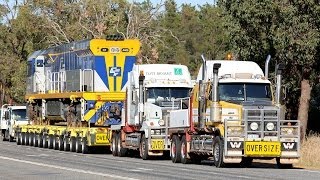 Tutt Bryant moving some C44 aci Locomotives [upl. by Ripp192]