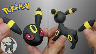 Pokemon Figures Making  Umbreon  Clay Art  Pokemon toys [upl. by Ellerey]