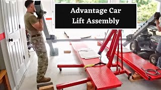 Advantage 4 post Car Lift Assembly [upl. by Polak]