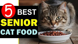 Best Senior Cat Food 2024 🏆 Top 5 Best Senior Cat Food Reviews [upl. by Yessej]