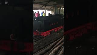 steam locomotive black prince at hythe station on the rhampdr [upl. by Assirat476]