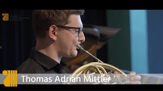 Internat Instrumentalwettbewerb Markneukirchen 2022│Horn│3 Runde│Thomas Adrian Mittler [upl. by Efeek]