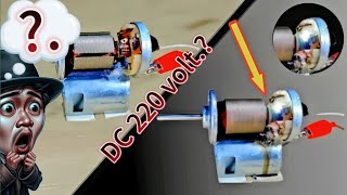 220 DC voltage vs 12 volts DC motor 775 DC motor over voltage testing [upl. by Ecinev]