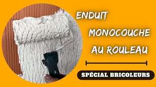 Enduit monocouche au rouleau ✅ [upl. by Backer]