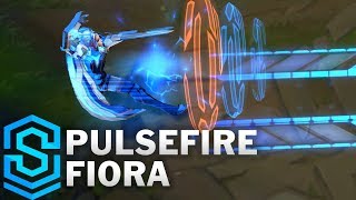 Pulsefire Fiora Skin Spotlight  League of Legends [upl. by Zetrauq251]