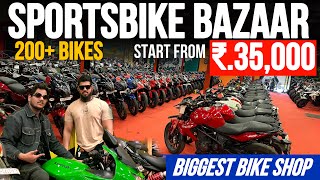 ₹35000 ONLY Biggest Collection Of Second hand bikesSecond hand bikes in MumbaiUsed bikes Sale [upl. by Nnyleitak]