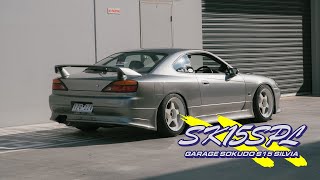 Part 3  Garage Sokudo SK15SPL S15 Silvia  New exhaust and wing [upl. by Siekram]