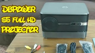 DBPOWER S5 Full HD Projector 4k with wifi and bluetooth [upl. by Dona]