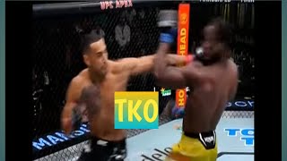 carlos ulberg vs nchukwi UFCvegas [upl. by Anetta]