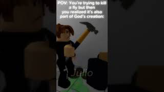 Fly be like Cjoechristianguy christian christianhumor funny godscreation shorts fyp [upl. by Ihsir]