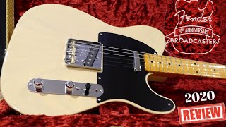 Should You Buy the New Broadcaster  2020 Fender 70th Anniversary Broadcaster Tele  Review Demo [upl. by Ribble707]